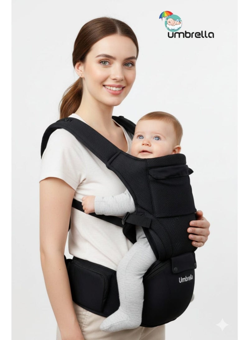 امبريلا شياله وحامله اطفال من امبريلا عالية الجوده (لون اسود ) - Image 2